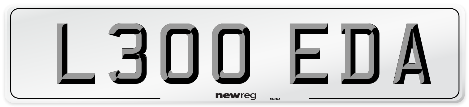 L300 EDA Number Plate from New Reg